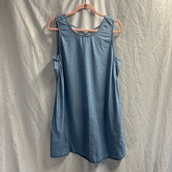 Chambray Swing Dress - Picture 1 of 4